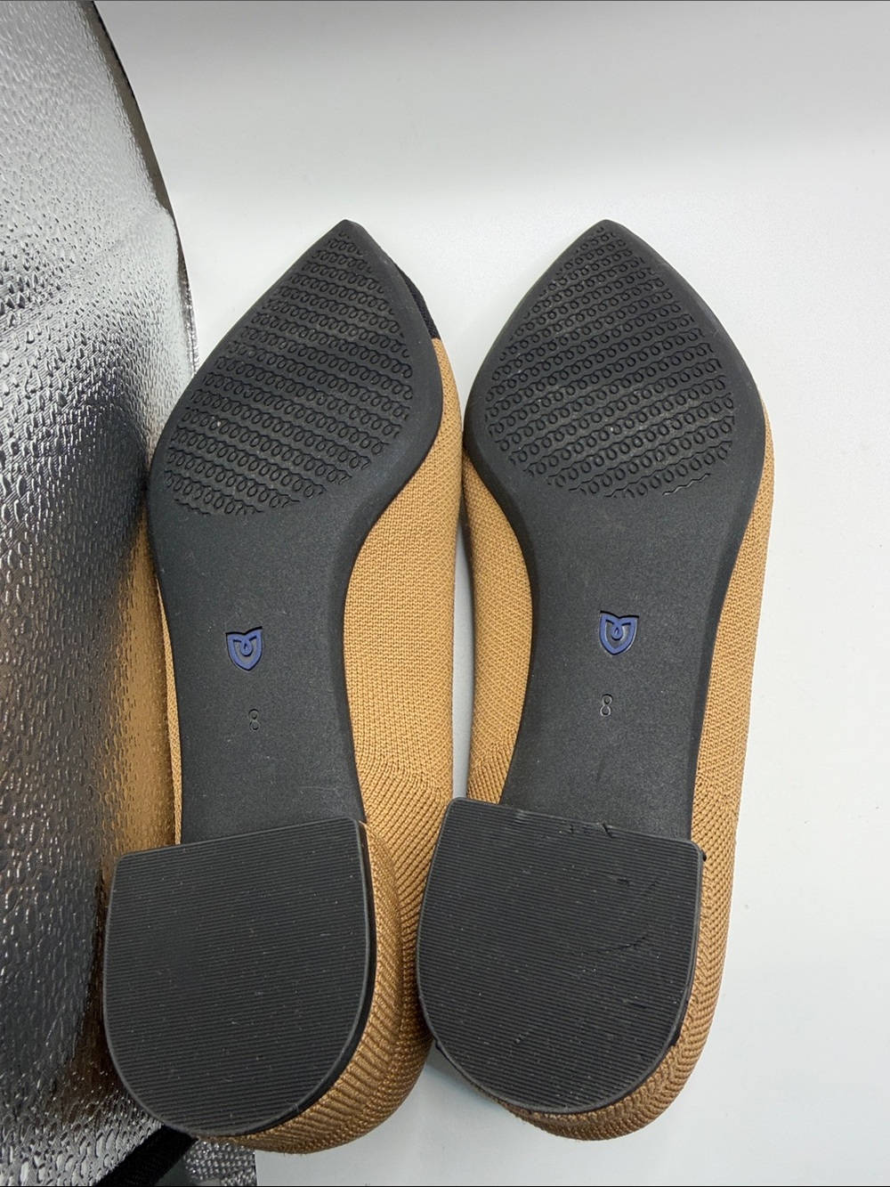 Rothy's, The High Point Block Heel in the Wren Cap Toe colorway. - Picture 9 of 10